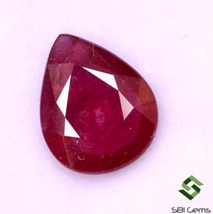 10x8 mm Natural Ruby Pear Cut 2.22 CTS Faceted Loose Gemstone GF - Picture 1 of 5