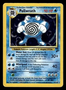 Poliwrath 15/130 Holo Rare Base Set 2 Pokemon Card - 1 - Picture 1 of 2