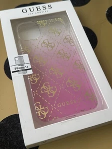 Funda Teléfono iPhone 11 Guess Cover Apple TP Rosa Protección contra Caídas Nueva - Imagen 1 de 5