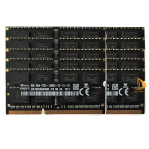 SK Hynix 10pcs 8GB 2RX8 DDR3 1600MHz PC3L-12800S SO-DIMM Laptop RAM Memory LOT - Picture 1 of 6