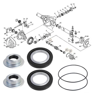 Kit de sellado de eje Dana 60 para Ford F250 F350 F450 F550 Super Duty 2005-2019 - Imagen 1 de 11