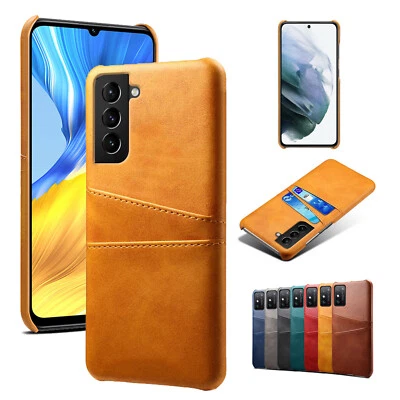 For Samsung Galaxy S25 S24 S23 S22 S21 S20 S10 S9 Leather Card Wallet Phone Case - Image 1 of 4