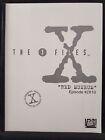 The X-Files TV Show Authorized Shooting Script Episode #2 X 10 Red Museum