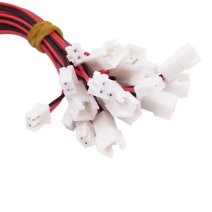 US Stock 10 pairs Power Jack Plug 2 Pin Wire & Socket Connector Lead 300mm - Picture 1 of 4