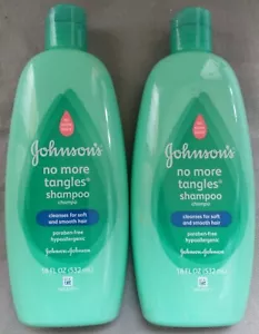 2 Johnson's ® No More Tangles ® Shampoo 18 Unzen Johnson & Johnson Original - Bild 1 von 2