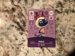 MITZI 226 Animal Crossing Amiibo Authentic Nintendo Mint Card From Series 3 - Picture 1 of 2