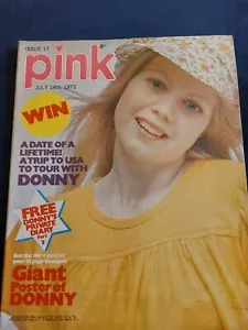 Vintage PINK Magazine 14 JULY 1973 Osmonds Carly Simon Bryan Ferry Jackie PK14 - Imagen 1 de 10