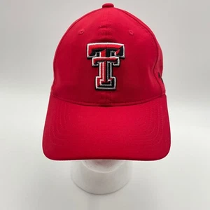 Texas Tech Red Raiders Golf Hat Cap Red Hook & Loop Vented Zephyr NCAA College - Picture 1 of 7