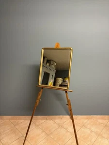 Vecchio Specchio In Legno Dorato Primi ‘900 Arredo - Foto 1 di 9