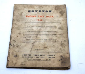 1966 CRYPTON TEST DATA TRANSERVICE TECHNICAL PUCLICATION SET UP GUIDE WORKBOOK - Picture 1 of 6