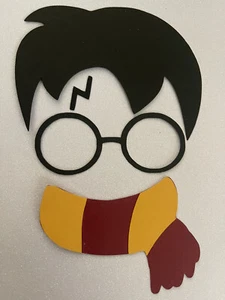 Gesicht, Schal, Narbe Harry Potter inspiriert Papier Stück Set Handarbeit - Bild 1 von 6