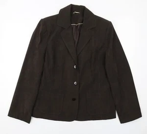 Berkertex Womens Green Jacket Blazer Size 16 - Picture 1 of 10