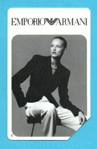 SCHEDA TELEFONICA-EMPORIO ARMANI-DONNA GIACCA NERA-TELECOM-C&C 2544-GOLDEN 490 - Picture 1 of 2