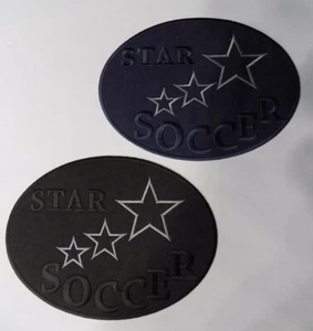 APPLIKATION PATCH AUFNÄHER THERMOKLEBER SPORTBEKLEIDUNG OVAL 20 x 15 - Bild 1 von 3