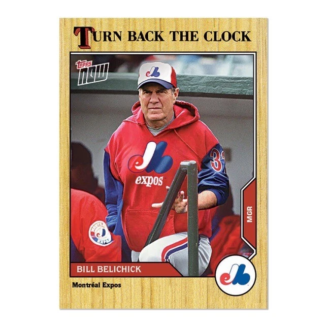 2023 Topps Now Bill Belichick Turn Back The Clock Montreal Expos BB1 - Image 1 of 1