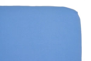 BABY NURSERY COTTON FITTED SHEET ALL SIZES MOSES BASKET CRIB COT / COT BED BLUE - Picture 1 of 2