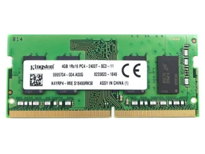 KINGSTON K4YRP4-MIE 4GB 1RX16 DDR4 SODIMM 2400MHZ 1.2V MEMORY 9995704-004.A00G - Picture 1 of 2