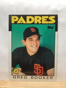 Topps 1986 Baseball Card: Greg Booker, San Diego Padres - Card #429 - Foto 1 di 2