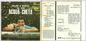 COLLANA DI OPERETTE VOL. XXVII ACQUA CHETA ORCHESTRA C. GALLINO 45 g. - Bild 1 von 1