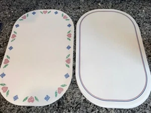 Corning “Quilt” Reversible Vinyl Placemat 17”x 11.25” Discontinued - Picture 1 of 2