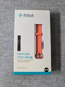 New Fitbit Alta HR and Alta Classic Accessory Band, Small - Coral - Picture 1 of 6