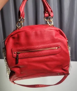 Olivia & Joy Shoulder Bag Handbag Purse Satchel Lipstick Red Large - Picture 1 of 18