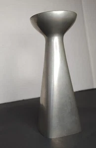Vintage Mid-Century Modern BM Brodrene Mylius Norway Pewter Candlestick MCM 6" - Picture 1 of 6