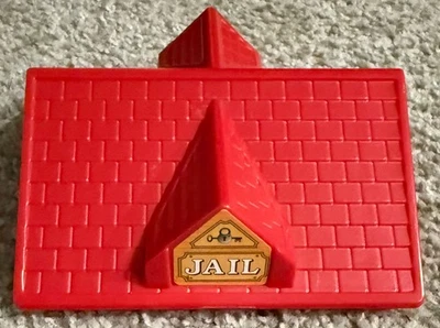 Lincoln Logs 1998 vintage tren rojo cárcel sheriff techo piezas de repuesto Foto 1 de 4