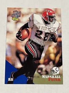 1994 Classic NFL Draft Football #3 - Marshall Faulk RC - Indianapolis Colts - Picture 1 of 2