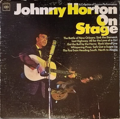 Johnny Horton - Johnny Horton On Stage (LP) (Very Good (VG)) - 3747194503 - Image 1 of 4