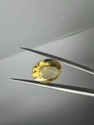 CITRINO NATURALE 5,13CT taglio OVALE 10x12mm PIETRA PREZIOSA - Immagine 1 di 4