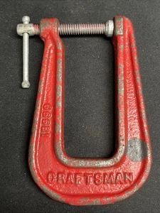 Vintage USA Craftsman 1" Schraubzwinge Deep Throat Pearlitic 66681 - Bild 1 von 2