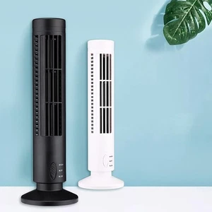 Ventilatore a Torre USB Senza Pale, 2 Velocità, Ultra Silenzioso - Foto 1 di 7