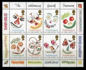 Guernsey: 1995 The Welcoming Face of Guernsey Mini-Sheet (550a) MNH - Picture 1 of 1