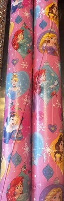 Christmas Princess Wrapping Paper Roll 12m - Image 1 of 2