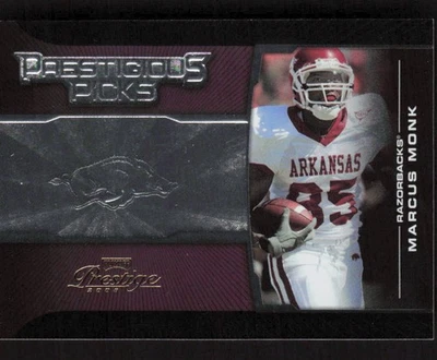Marcus Monk 2008 Playoff Prestige Prestigious Picks Purple #PPI-8 /250 - Image 1 of 2