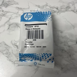 HP 61 Tri Color Ink Cartridge CH562W NEW GENUINE (NO BOX) - FREE SHIP! - Picture 1 of 2