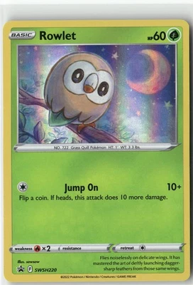 Rowlet -, Pokémon SWSH: Sword & Shield Promo Cards Promo, SWSH220 NM - Image 1 of 2
