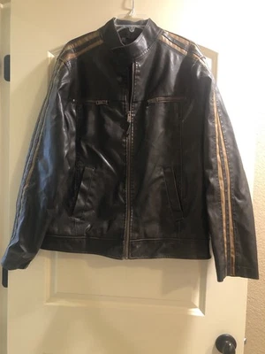 Chaqueta Arizona Jean Company Para Hombre Talla L Marrón Cremallera Abrigo Informal Foto 1 de 4