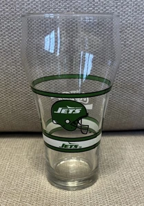 Bicchiere da calcio vintage Coca-Cola NFL New York Jets - Foto 1 di 2