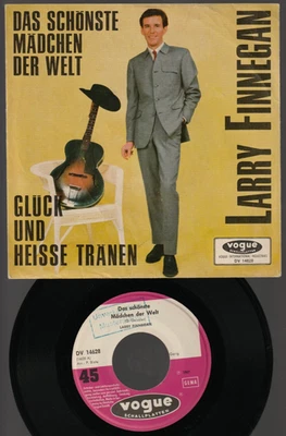 ♫ 7" 1967 Larry Finnegan DAS SCHÖNSTE MÄDCHEN Vogue 14628 Muster SAMPLE COPY EX♫ - Bild 1 von 2