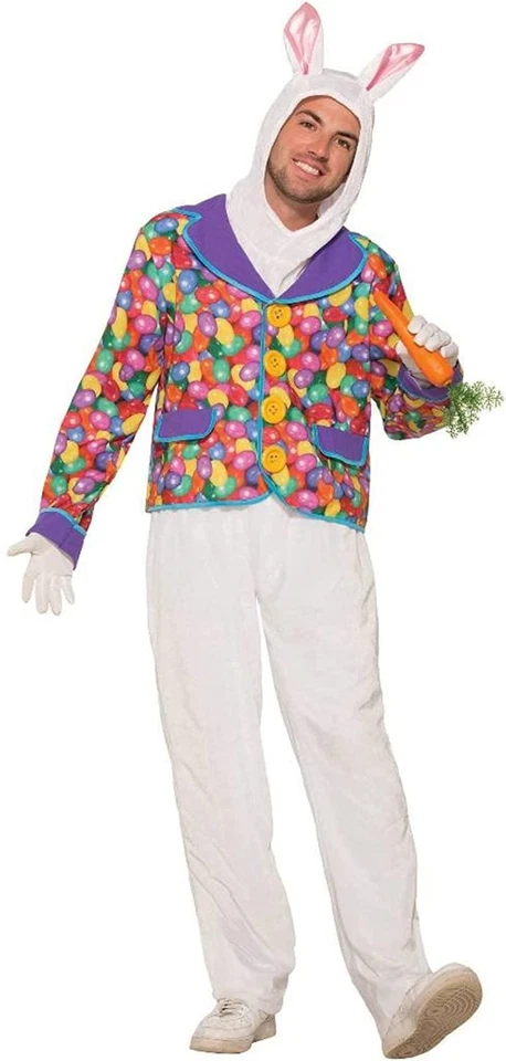 Easter Bunny with Jacket Adult Costume | Standard - Image 1 of 1