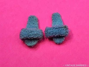 Zapatillas azules vintage Ricky Doll Light Out #1501 excelentes ~ años 60 - Imagen 1 de 5