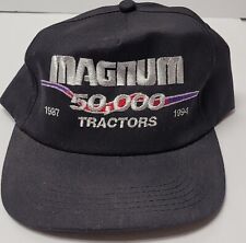 Vintage Magnum Tractors Strapback Hat 50000 87-94 Cap Farm Agriculture Americana
