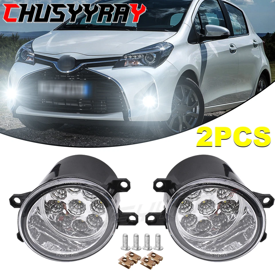 Par de luces antiniebla luces de conducción para Toyota Yaris Hatchback 2/4 puertas 2009-2014 Foto 1 de 4