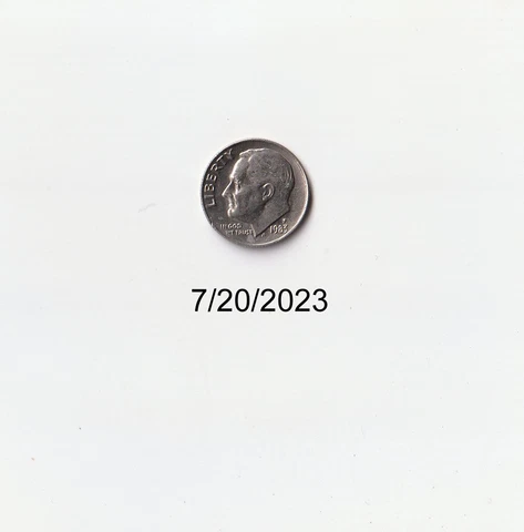 1983P ROOSEVELT DIME SEMI-KEY!Circulated IN GOOD CONDITION! Cover