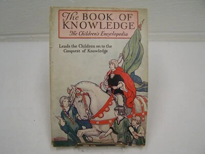 THE BOOK 0F KNOWLEDGE CHILDREN'S ENCYCLOPEDIA ADVERTISING SAMPLE MAG. 1930s - Image 1 of 4