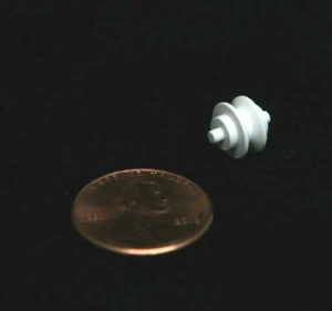 Playmobil Small White Wheel Hub - Picture 1 of 1