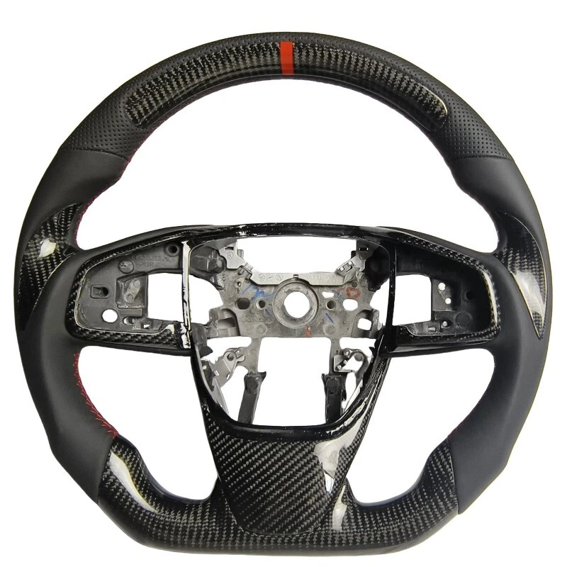 Carbon Fiber Steering Wheel Accord 2008-2012 Steering Wheel For Honda Civic  - Image 1 of 4