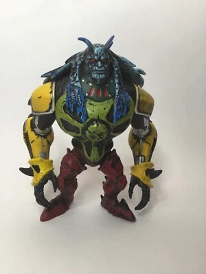 超外星人 Ben 10 蓝色恶魔红眼魔鬼机器人可动人偶罕见 — 第 1/4 张图片